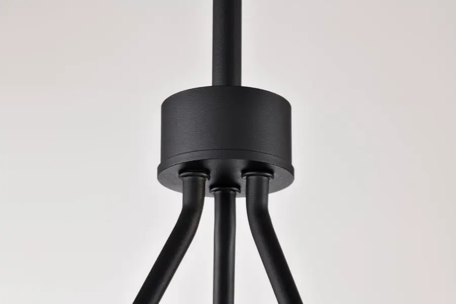 Longford 20" LED Pendant in Textured Black - Image 9