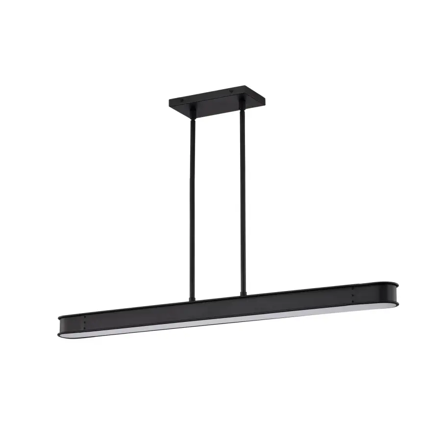 Longford 36-Inch LED Island Pendant in Textured Black - Image 1