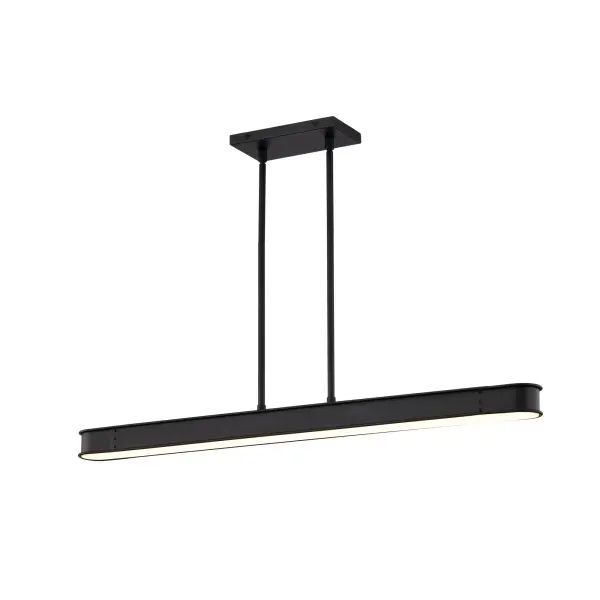 Longford 36-Inch LED Island Pendant in Textured Black - Image 4