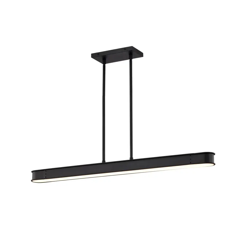 Longford 36-Inch LED Island Pendant in Textured Black - Image 4