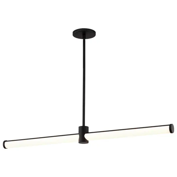 Bowman 36-Inch LED Island Pendant in Matte Black - Image 4