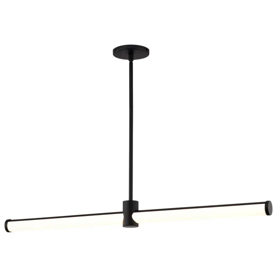 Bowman 36-Inch LED Island Pendant in Matte Black - Image 6
