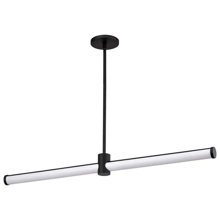 Bowman 36-Inch LED Island Pendant in Matte Black - Image 7