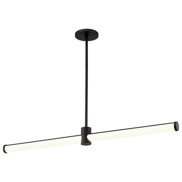 Bowman 36-Inch LED Island Pendant in Matte Black - Image 8