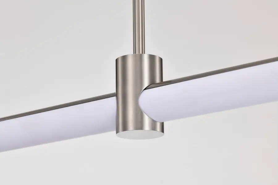 Bowman 36-Inch LED Island Pendant in Brushed Nickel - Image 13