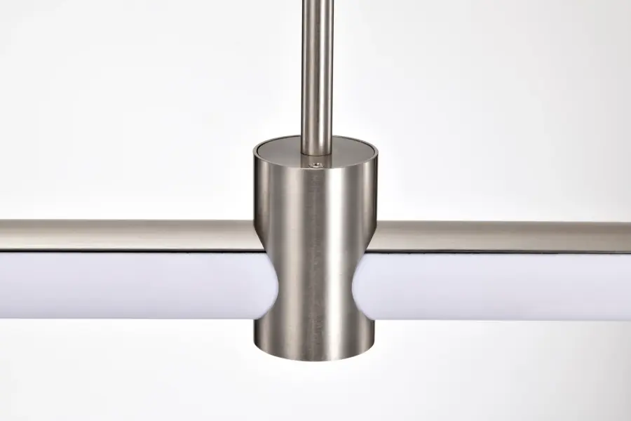 Bowman 36-Inch LED Island Pendant in Brushed Nickel - Image 16