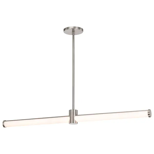 Bowman 36-Inch LED Island Pendant in Brushed Nickel - Image 4
