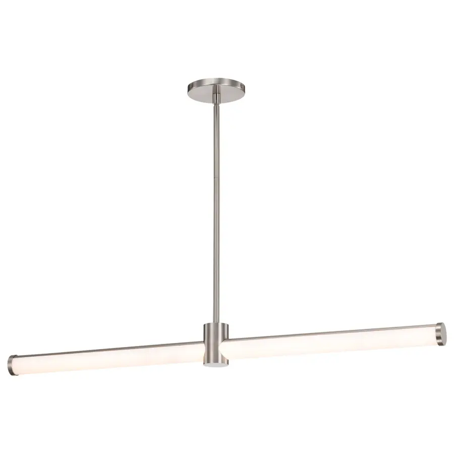 Bowman 36-Inch LED Island Pendant in Brushed Nickel - Image 4