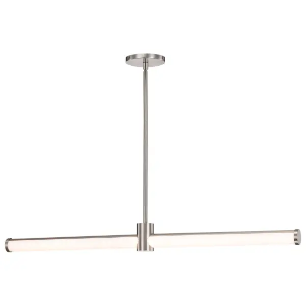 Bowman 36-Inch LED Island Pendant in Brushed Nickel - Image 5