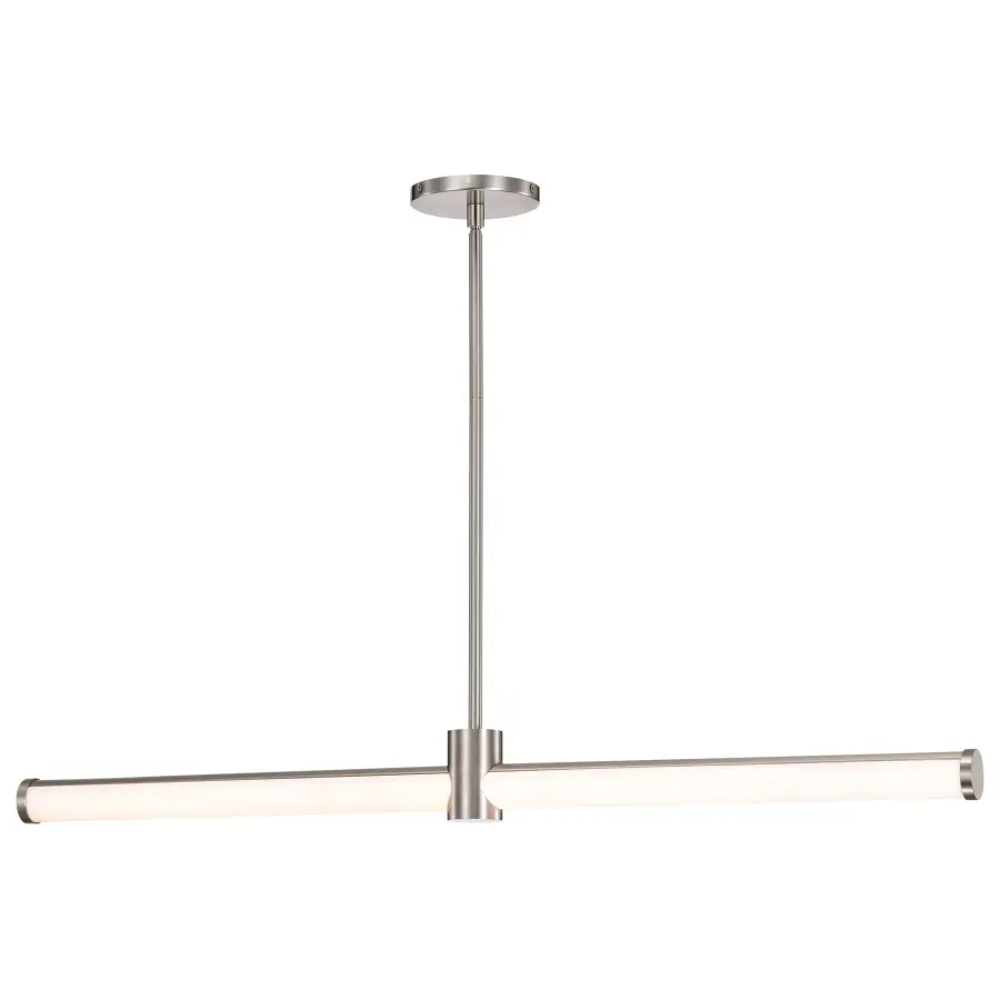 Bowman 36-Inch LED Island Pendant in Brushed Nickel - Image 5