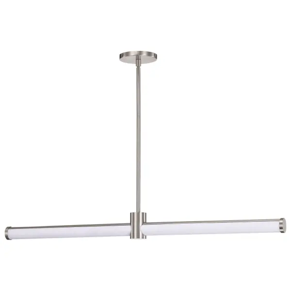 Bowman 36-Inch LED Island Pendant in Brushed Nickel - Image 6