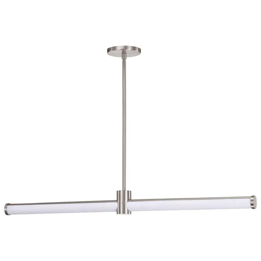 Bowman 36-Inch LED Island Pendant in Brushed Nickel - Image 6