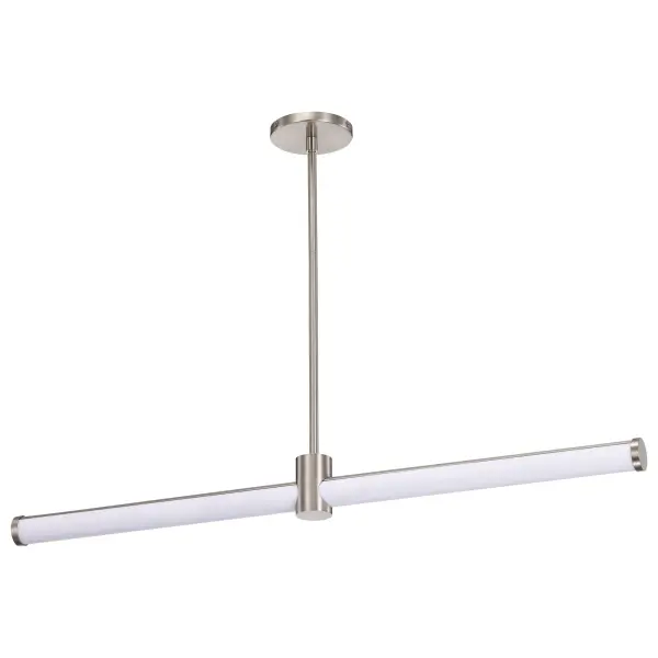 Bowman 36-Inch LED Island Pendant in Brushed Nickel - Image 7
