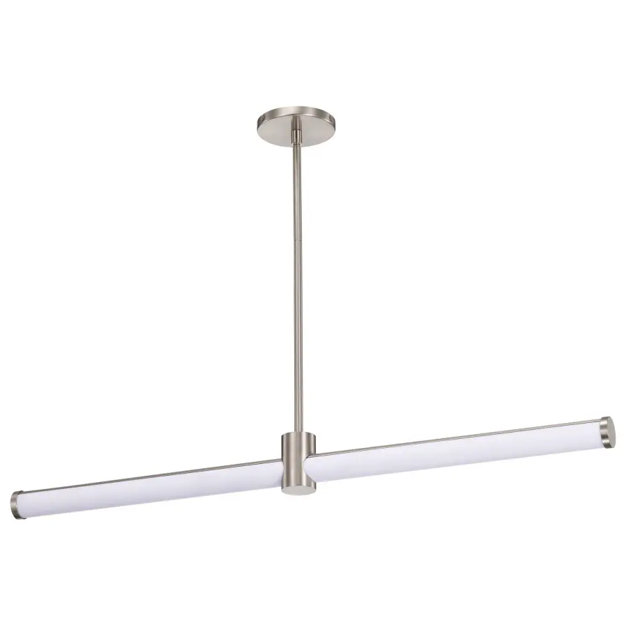 Bowman 36-Inch LED Island Pendant in Brushed Nickel - Image 7