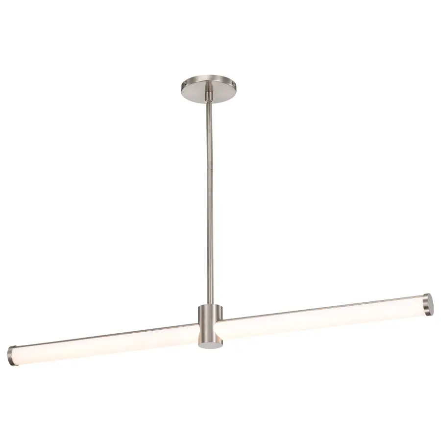 Bowman 36-Inch LED Island Pendant in Brushed Nickel - Image 8