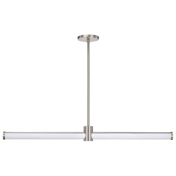 Bowman 36-Inch LED Island Pendant in Brushed Nickel - Image 9