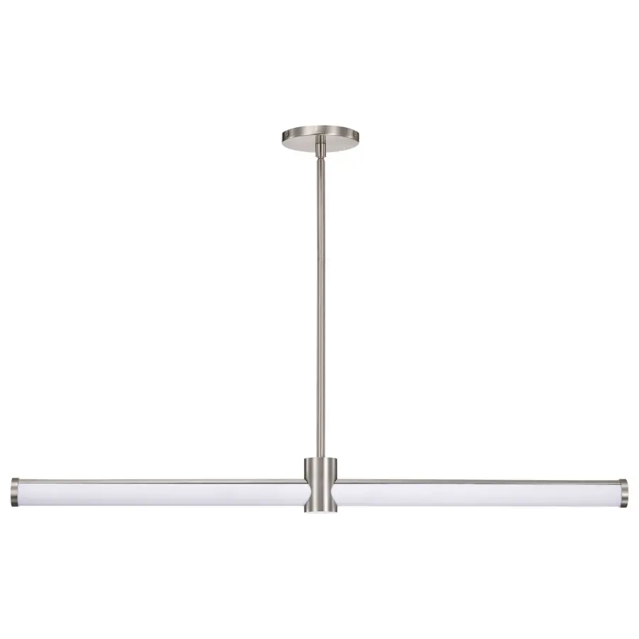 Bowman 36-Inch LED Island Pendant in Brushed Nickel - Image 9