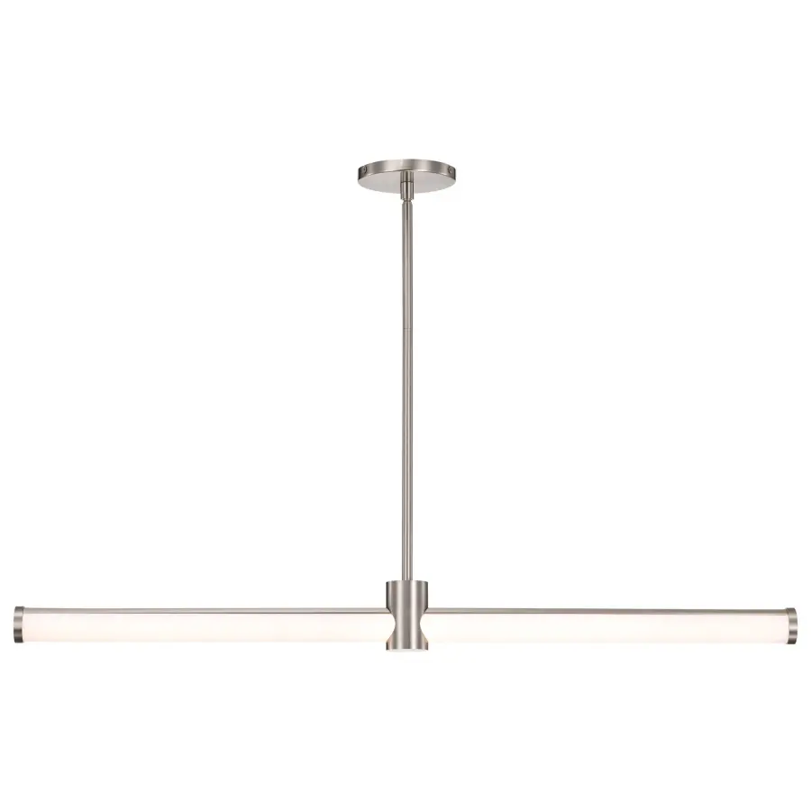 Bowman 36-Inch LED Island Pendant in Brushed Nickel - Image 10