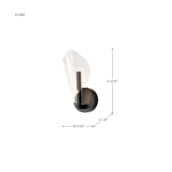 Sedona 13" LED Wall Sconce in Matte Black - Image 22