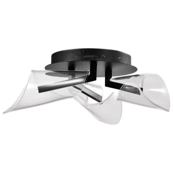 Sedona 22-Inch LED Flush Mount in Matte Black - Image 5
