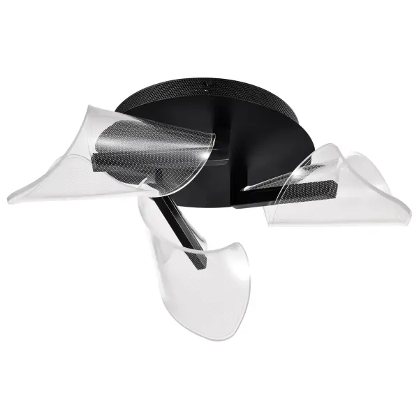 Sedona 22-Inch LED Flush Mount in Matte Black - Image 7