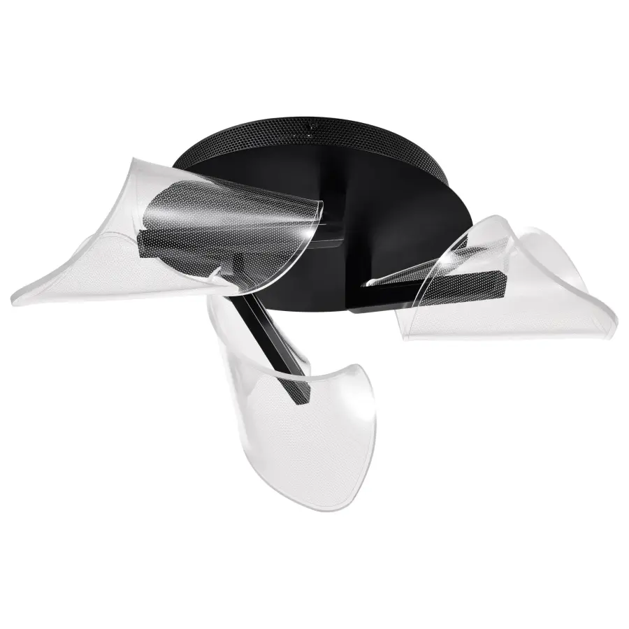 Sedona 22-Inch LED Flush Mount in Matte Black - Image 7