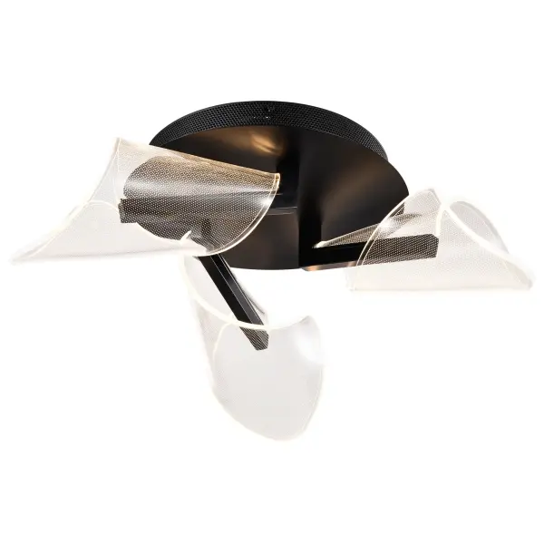 Sedona 22-Inch LED Flush Mount in Matte Black - Image 8