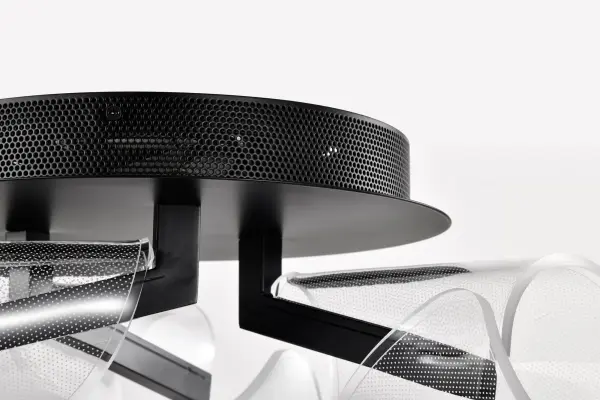 Sedona 22-Inch LED Flush Mount in Matte Black - Image 10