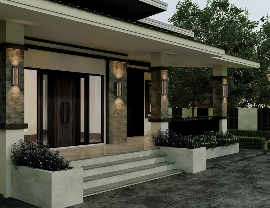 Bold Architectural Design with Captivating Backlit Glow - Image 21