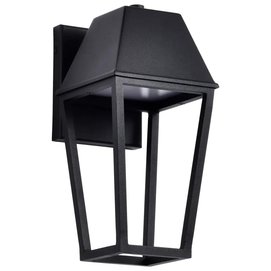 Colt LED Small Outdoor Wall Lantern in Matte Black - Image 1