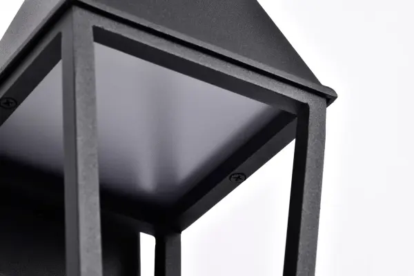 Colt LED Small Outdoor Wall Lantern in Matte Black - Image 15