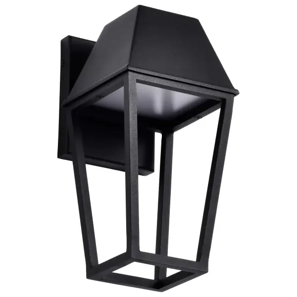 Colt LED Small Outdoor Wall Lantern in Matte Black - Image 3
