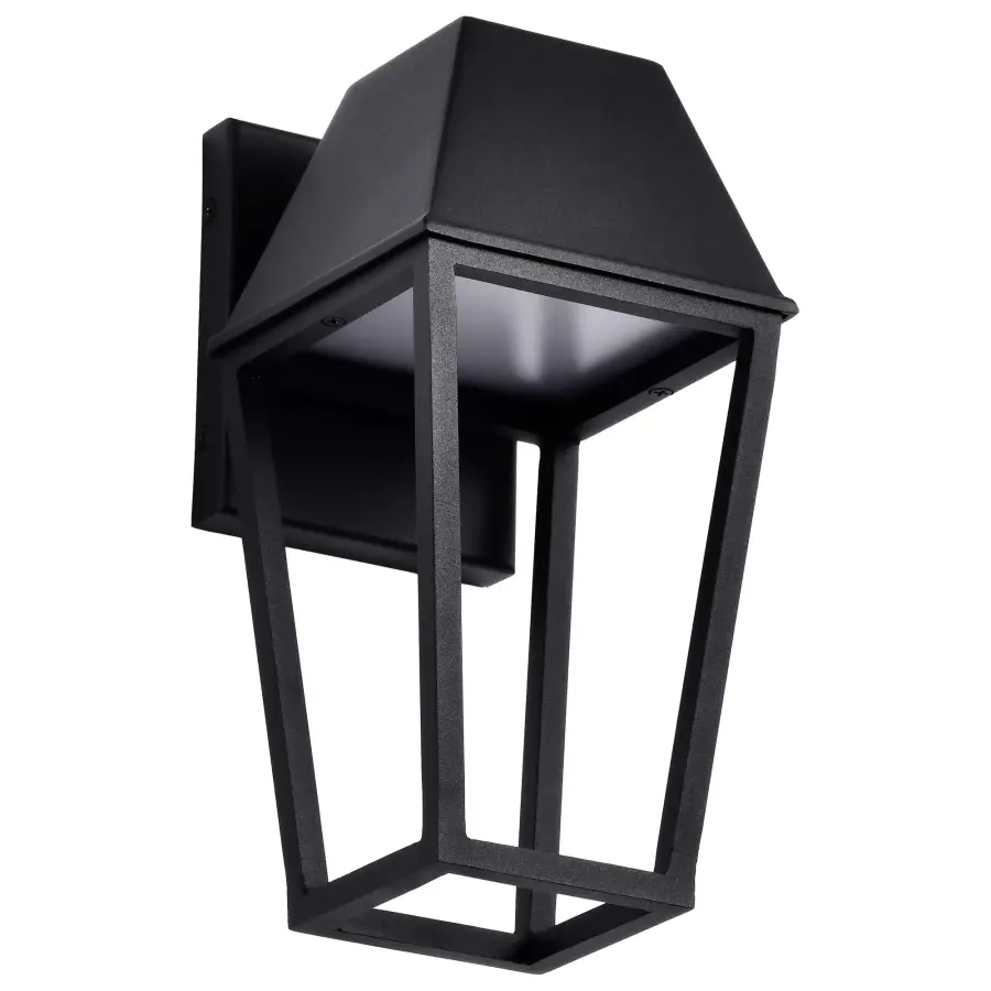 Colt LED Small Outdoor Wall Lantern in Matte Black - Image 3