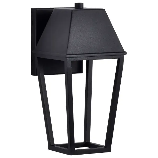 Colt LED Small Outdoor Wall Lantern in Matte Black - Image 5