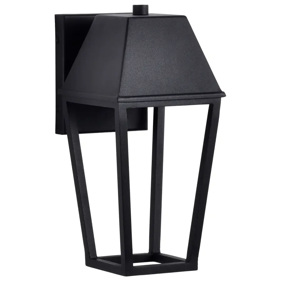 Colt LED Small Outdoor Wall Lantern in Matte Black - Image 5