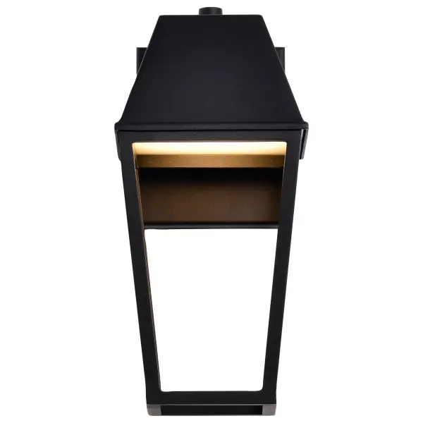 Colt LED Small Outdoor Wall Lantern in Matte Black - Image 8