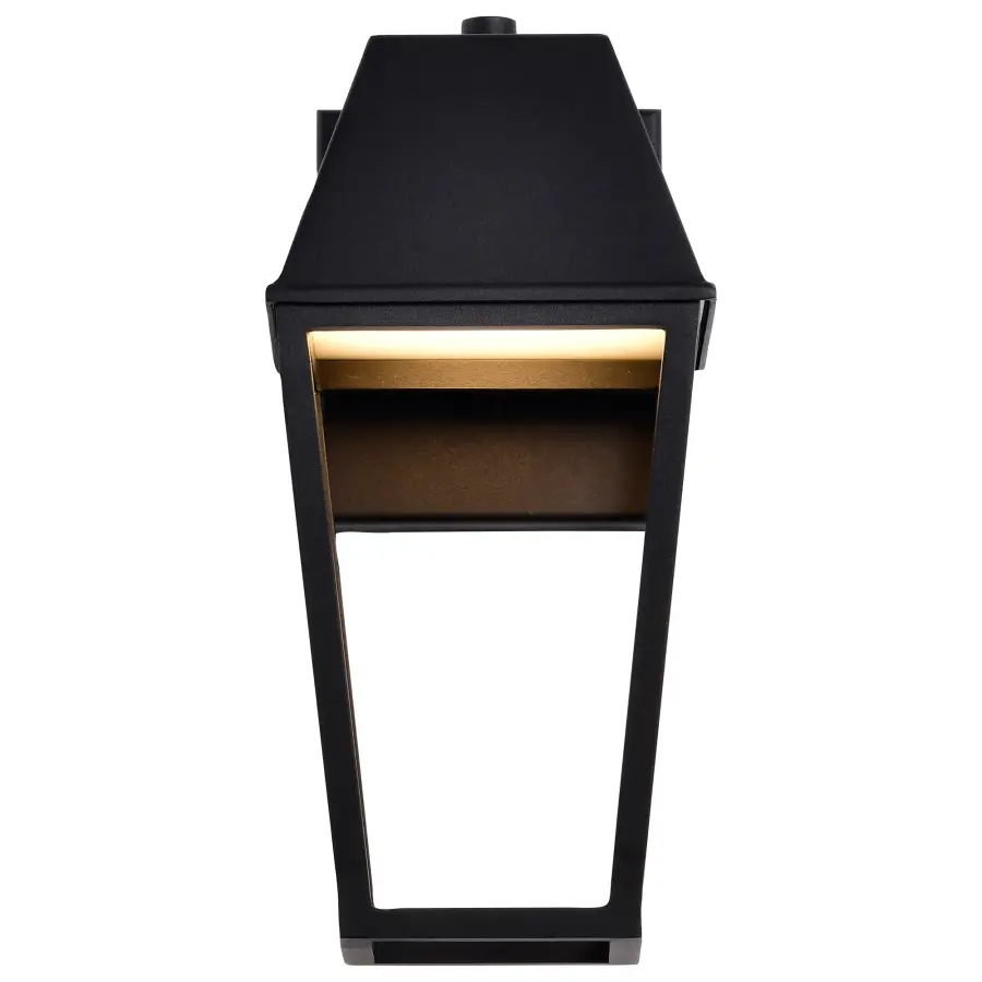 Colt LED Small Outdoor Wall Lantern in Matte Black - Image 8