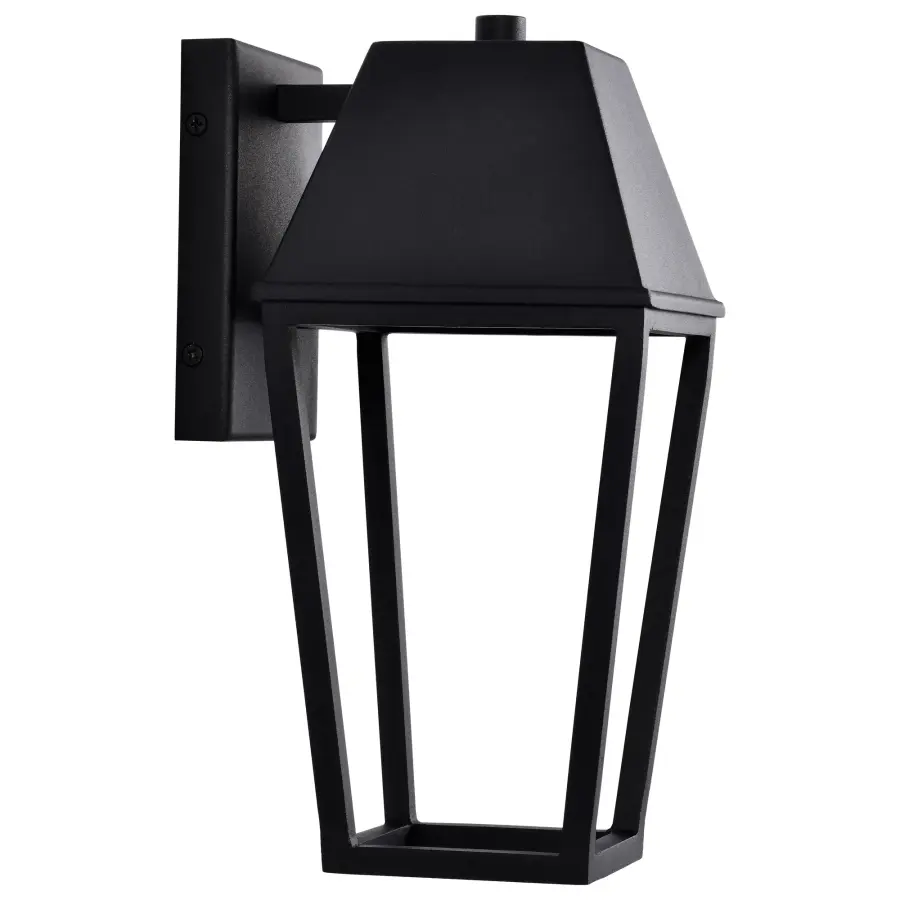 Colt LED Small Outdoor Wall Lantern in Matte Black - Image 9