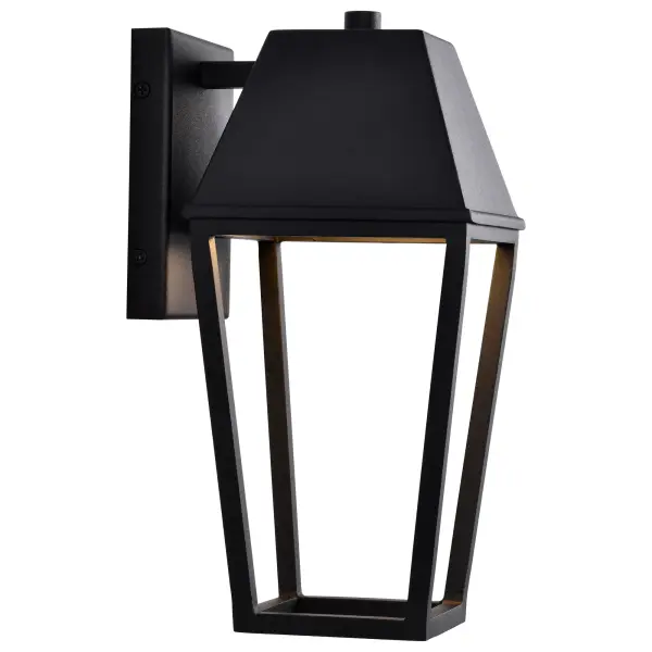 Colt LED Small Outdoor Wall Lantern in Matte Black - Image 10