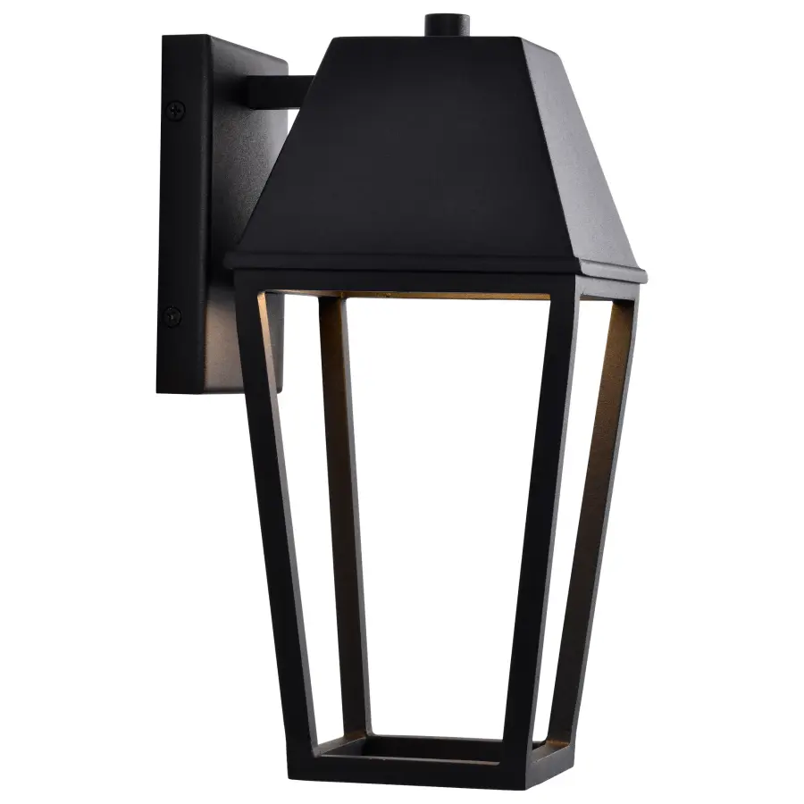 Colt LED Small Outdoor Wall Lantern in Matte Black - Image 10