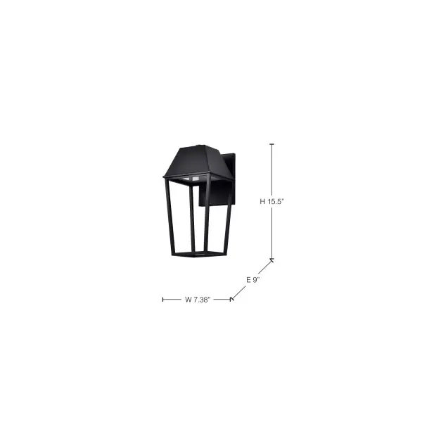 Colt LED Outdoor Wall Lantern - Medium - Image 15