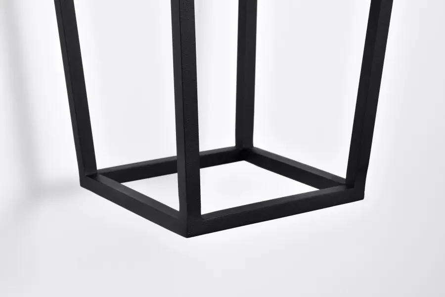 Colt Large LED Outdoor Wall Lantern in Matte Black - Image 14