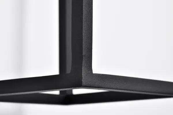 Colt Large LED Outdoor Wall Lantern in Matte Black - Image 15