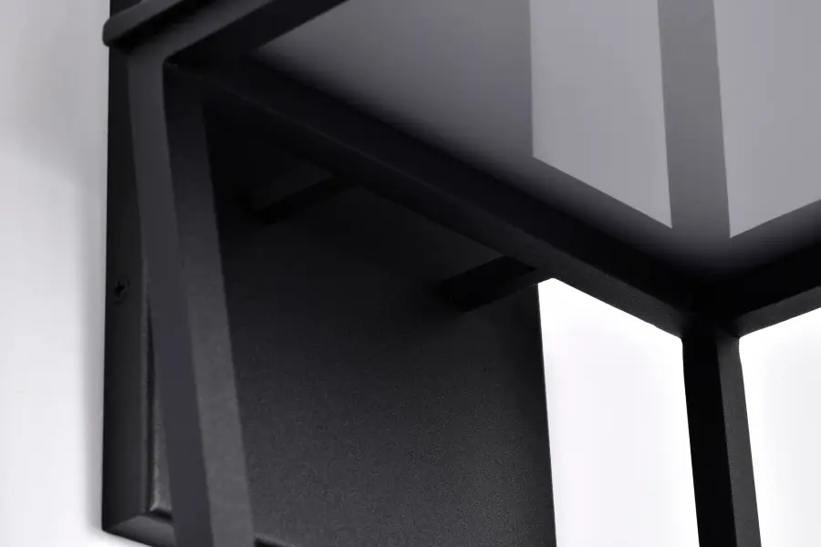Colt Large LED Outdoor Wall Lantern in Matte Black - Image 16