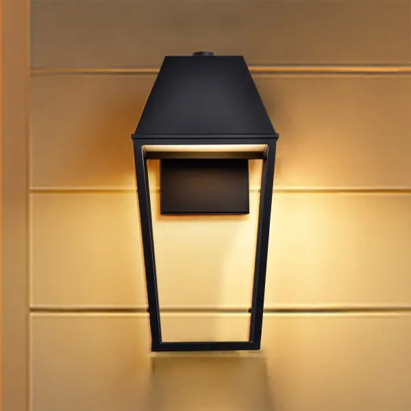 Colt Large LED Outdoor Wall Lantern in Matte Black - Image 21
