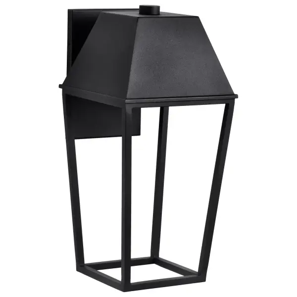 Colt Large LED Outdoor Wall Lantern in Matte Black - Image 5