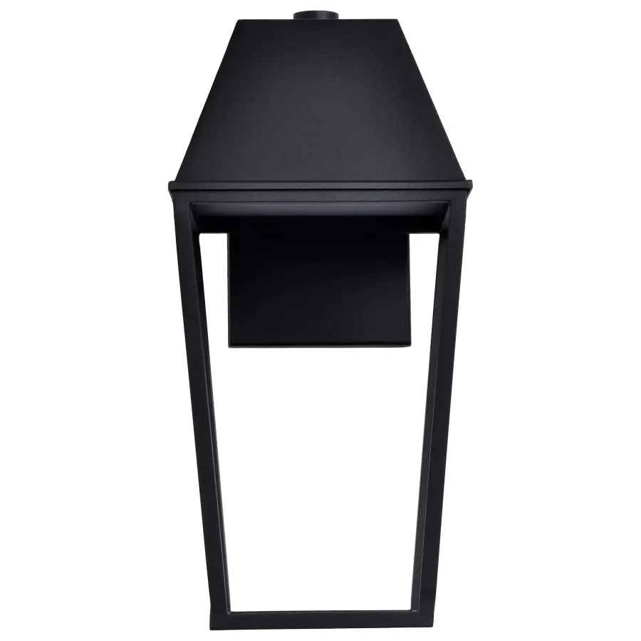 Colt Large LED Outdoor Wall Lantern in Matte Black - Image 7