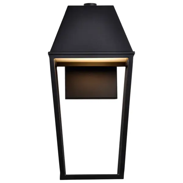 Colt Large LED Outdoor Wall Lantern in Matte Black - Image 8