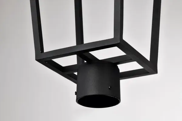Colt LED Outdoor Post Lantern in Matte Black - Image 12