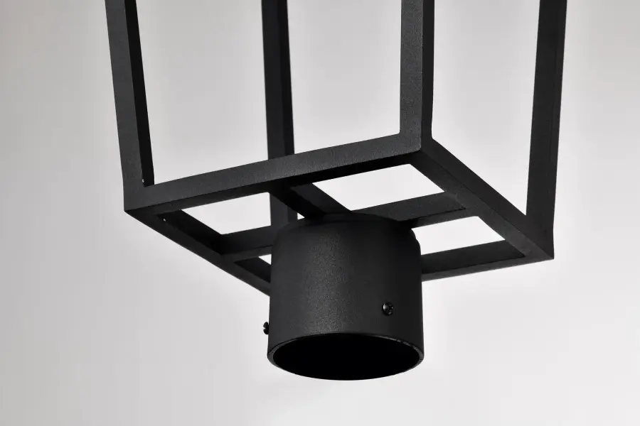 Colt LED Outdoor Post Lantern in Matte Black - Image 12